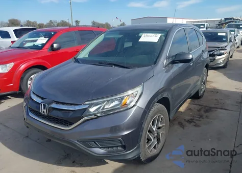 2016 Honda Cr-V Se from USA, damaged, VIN 2HKRM4H41GH678330